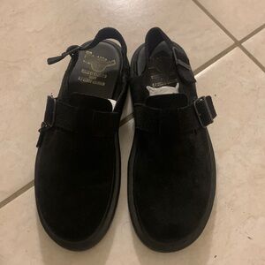 Black Dr. Marten Mules! Perfect condition!